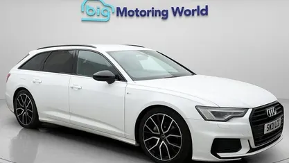 Used Audi A6 Black Edition 204 HP (150 kW) 2021 White Estate