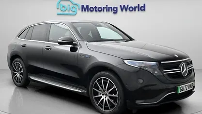 Used Mercedes EQC400 AMG line 300 kW (408 HP) 2022 Black SUV