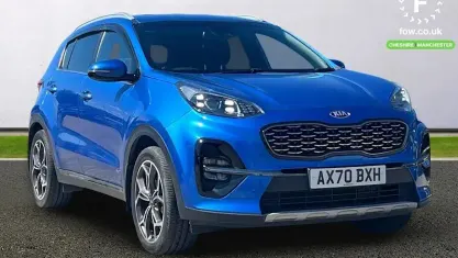 Used Kia Sportage GT-Line 136 HP (100 kW) 2021 Blue SUV
