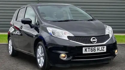 Used Nissan Note S 98 HP (72 kW) 2016 Black Hatchback