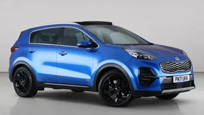 Used Kia Sportage GT-Line S 136 HP (100 kW) 2021 Blue SUV