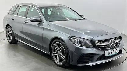 Used Mercedes C220 AMG Line Premium 194 HP (142 kW) 2019 Grey Estate