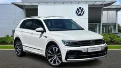 Pure white Used 2018 VW Tiguan R-line SUV | £22,991 (Fair price)
