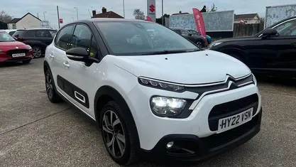White Used 2022 Citroën C3 PureTech Hatchback | £10,982 (Fair price)