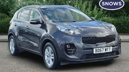 Usado Kia Sportage 116 CV (85 kW) 2017 Plateado SUV