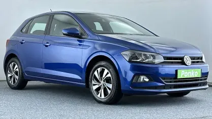 Used VW Polo SE 80 HP (58 kW) 2019 Blue Hatchback