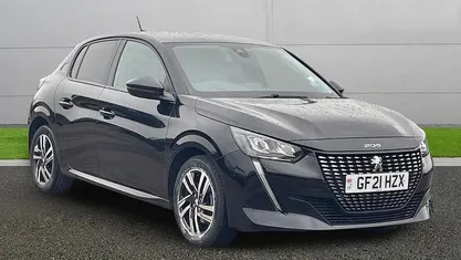 Used Peugeot 208 Allure 102 HP (75 kW) 2021 Black Hatchback