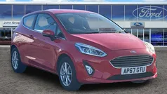 Red Used 2018 Ford Fiesta Zetec Hatchback | £7,295 (Fair price)