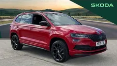 Red Used 2021 Skoda Karoq SportLine SUV | £17,886 (Fair price)