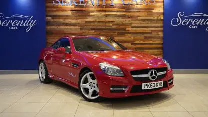 Used Mercedes SLK250 AMG 204 HP (150 kW) 2013 Red Cabriolet