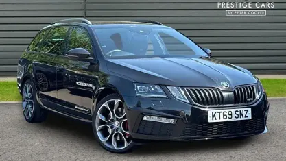Used Skoda Octavia vRS 245 HP (180 kW) 2020 Black Estate