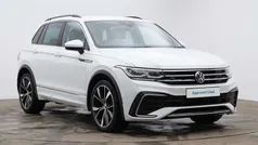 Pure white Used 2022 VW Tiguan R-line SUV | £28,883 (Fair price)