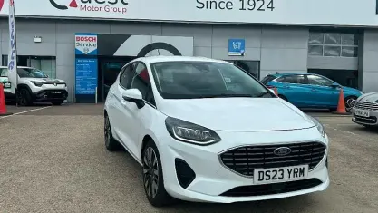 Used Ford Fiesta Titanium X 125 HP (91 kW) 2023 White Hatchback