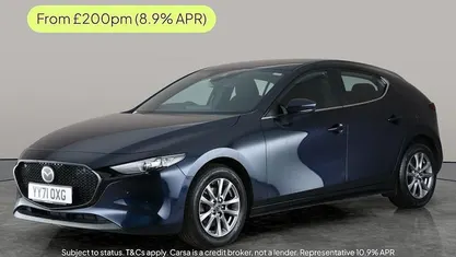 Blue Used 2021 Mazda 3 Hatchback | £13,814 (Fair price)