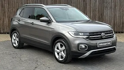 Grey Used 2021 VW T-Cross SEL SUV | £16,199 (Fair price)