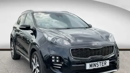Used Kia Sportage GT-Line S 185 HP (136 kW) 2017 Black SUV