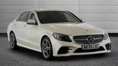 White Used 2020 Mercedes C300 AMG Line Premium Sedan | £23,595 (Fair price)