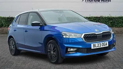 Used Skoda Fabia Colour Edition 95 HP (69 kW) 2023 Blue Hatchback