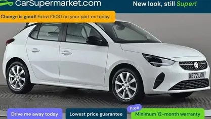 Used Vauxhall Corsa Design Edition 75 HP (55 kW) 2023 White Hatchback