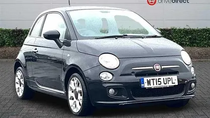 Black Used 2015 Fiat 500 S Hatchback | £4,458 (Fair price)
