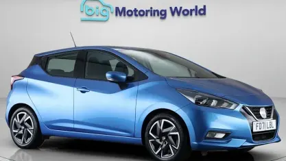 Used Nissan Micra Acenta 92 HP (67 kW) 2022 Blue Hatchback