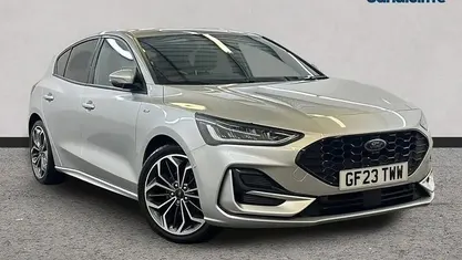 Silver Used 2023 Ford Focus ST-Line X Hatchback | £14,232 (Fair price)