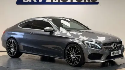 Used Mercedes C250 AMG Line Premium Plus 204 HP (150 kW) 2017 Grey Coupe