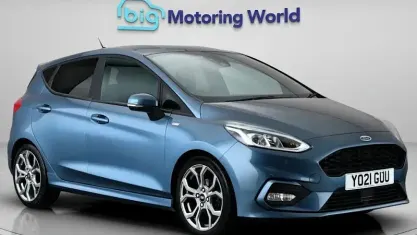 Used Ford Fiesta ST-Line 155 HP (114 kW) 2021 Blue Hatchback