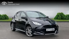 Eclipse black Used 2023 Toyota Yaris Hybrid Hatchback | £19,599 (Fair price)