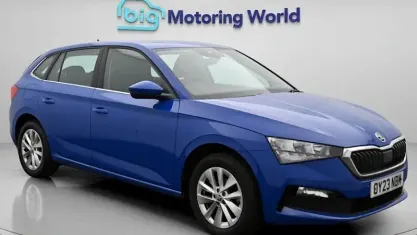 Used Skoda Scala SE Technology 95 HP (69 kW) 2023 Blue Hatchback
