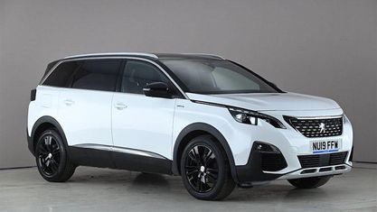 Begagnad Peugeot 5008 GT-line 131 HK (96 kW) 2019 Vit SUV