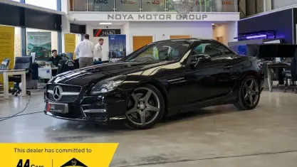 Used Mercedes SLK250 AMG 204 HP (150 kW) 2015 Black Cabriolet