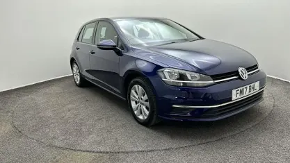 Used VW Golf VII SE 116 HP (85 kW) 2017 Blue Hatchback