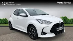 White Used 2024 Toyota Yaris Hybrid Design Hatchback | £20,625 (Fair price)