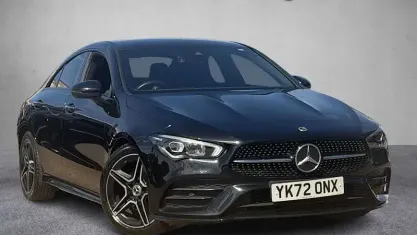Used Mercedes CLA180 AMG line 136 HP (100 kW) 2022 Black Coupe
