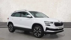 Moon white metallic Used 2024 Skoda Karoq SE L SUV | £25,111 (Fair price)