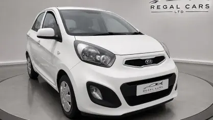 Used Kia Picanto 69 HP (50 kW) 2014 White Hatchback