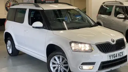 Used Skoda Yeti GreenLine 105 HP (77 kW) 2014 White SUV