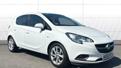 Used Vauxhall Corsa 75 HP (55 kW) 2017 White Hatchback