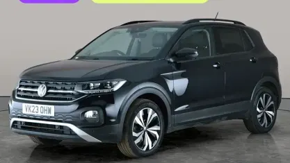 Used VW T-Cross Black Edition 110 HP (80 kW) 2023 Black SUV