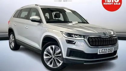 Brilliant silver metallic Used 2021 Skoda Kodiaq SE L SUV | £23,999 (Fair price)