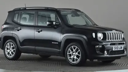 Begagnad Jeep Renegade Longitude 120 HK (88 kW) 2021 Svart SUV