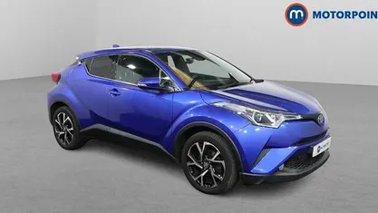 Blue Used 2018 Toyota C-HR Design SUV | £14,149 (Fair price)
