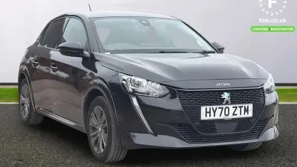 Used Peugeot e-208 Allure 100 kW (136 HP) 2020 Black Hatchback