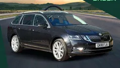 Black magic pearlescent Used 2018 Skoda Octavia SE L Estate | £12,495 (Fair price)