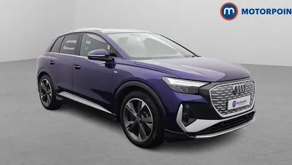 Used Audi Q4 e-tron S-Line 150 kW (204 HP) 2023 Blue SUV