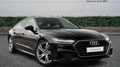 Black Used 2021 Audi A7 S-Line Hatchback | £27,985 (Fair price)