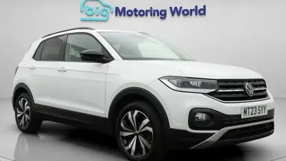 Begagnad VW T-Cross Black Edition 110 HK (80 kW) 2023 Vit SUV