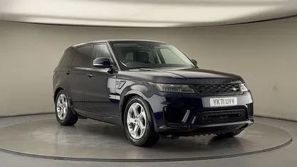 Used Land Rover Range Rover Sport HSE 400 HP (294 kW) 2021 Portofino blue SUV