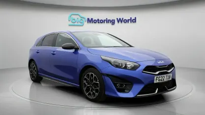 Used Kia Ceed GT-Line 160 HP (117 kW) 2022 Blue Hatchback